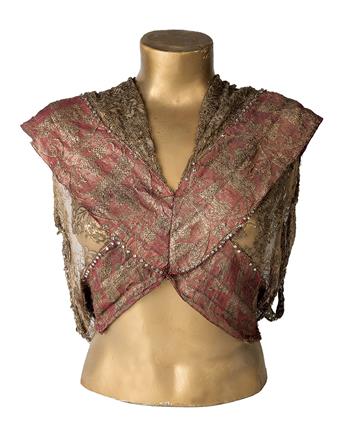 (MUSIC--OPERA.) JONES, MATILDA SISSIERETTA JOYNER. Elaborate blouse, belonging to Black Patti, given by her to singer Mabel Diggs.